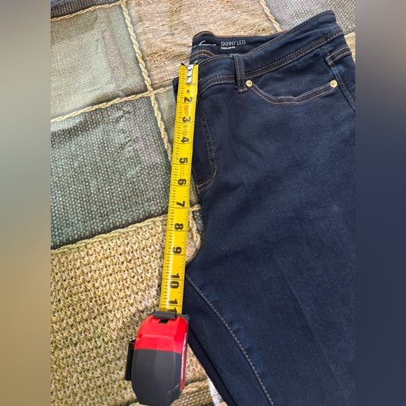 INC International Concepts Women's Dark Blue Slim Jeans - Picture 8 of 11